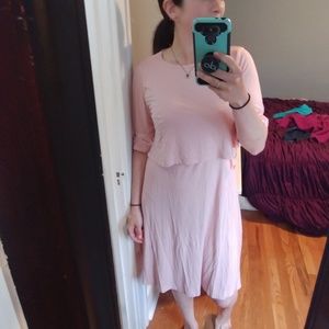 Asos design maternity nursing double layer